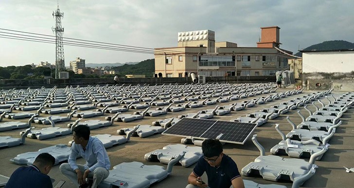 東莞屋面浮體項(xiàng)目5.2MW